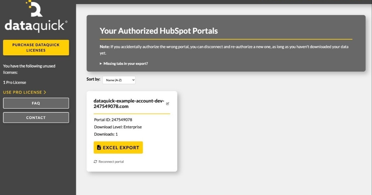 Dashboard preview